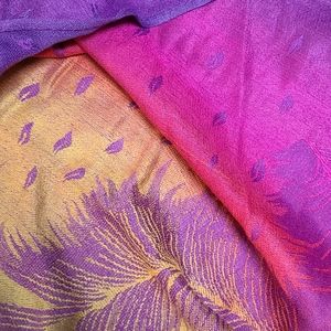 Rainbow Peacock Scarf